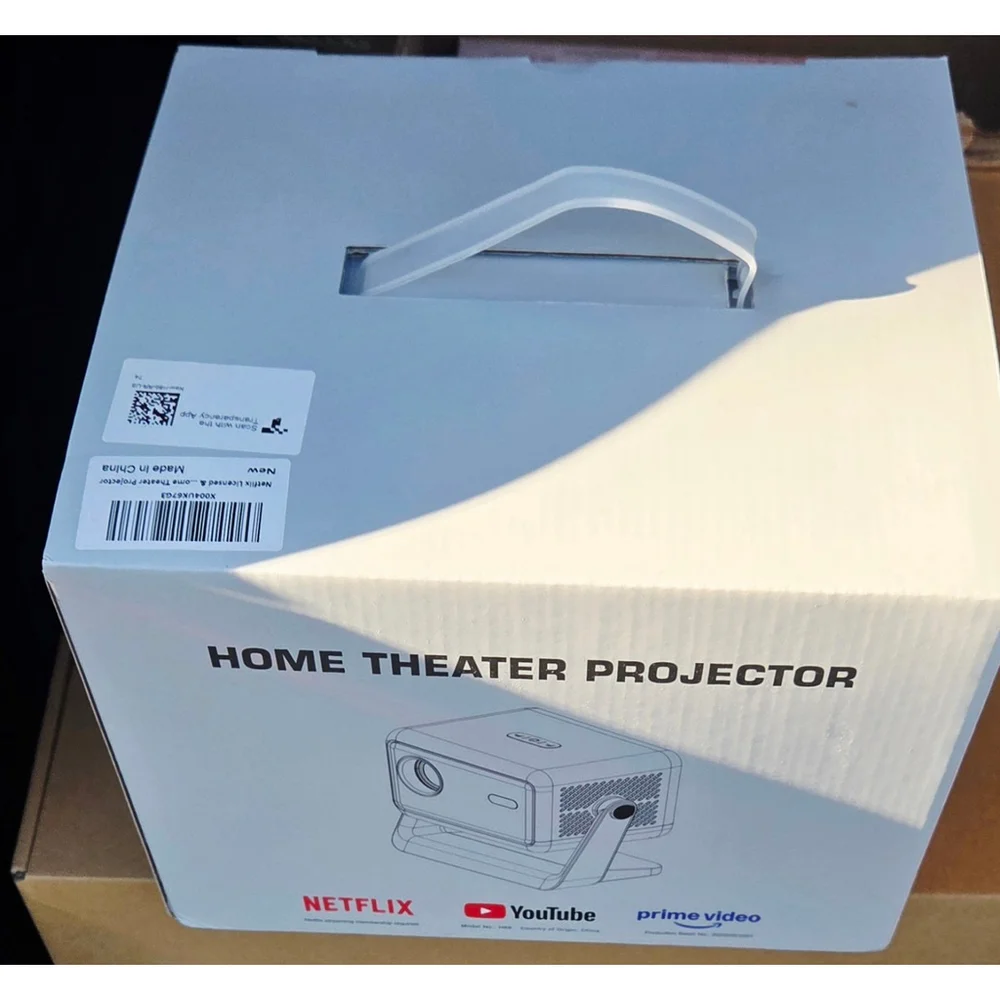 4K Smart Projector with WiFi and Bluetooth, Officially-Licensed App - Picture 7 of 8